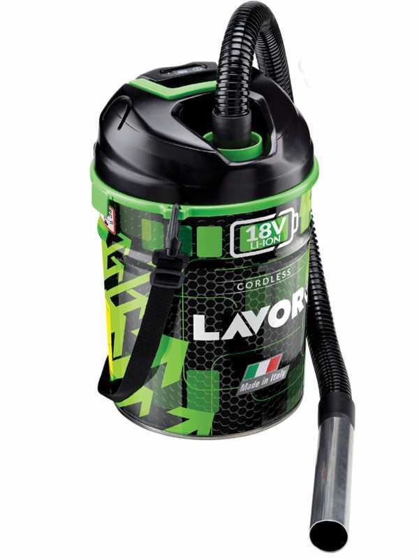 Lavor Free Vac 1.0 - Aspirateur &agrave; cendres (3 en 1) souffleur - 150 Watts &agrave; batterie
